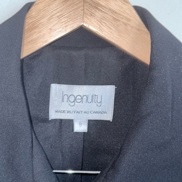 NWT Vintage INGENUITY Black Women's Button-Up Jacket Size 8 - Picture 3 of 10